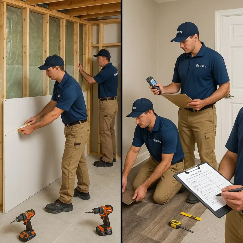 Repairs and Reconstruction process in Pike Creek Valley, DE